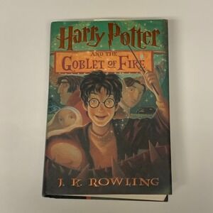 VTG Harry Potter Goblet of Fire HC 2000 1st American Ed 26th Printing w/ DJ Y2K